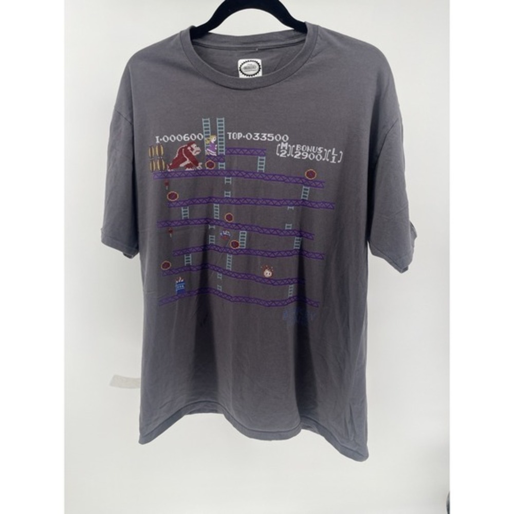 Nintendo Donkey Kong Men's Short Sleeve T-Shirt,‎ Graphic, Size XL